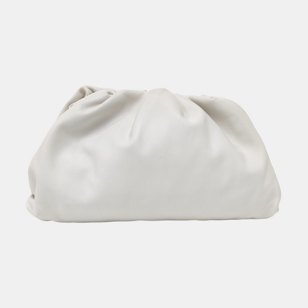 The Pouch Large Calfskin White
