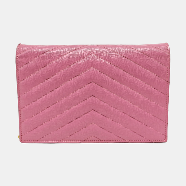 MONOGRAM WOC Chevron Calfskin Pink