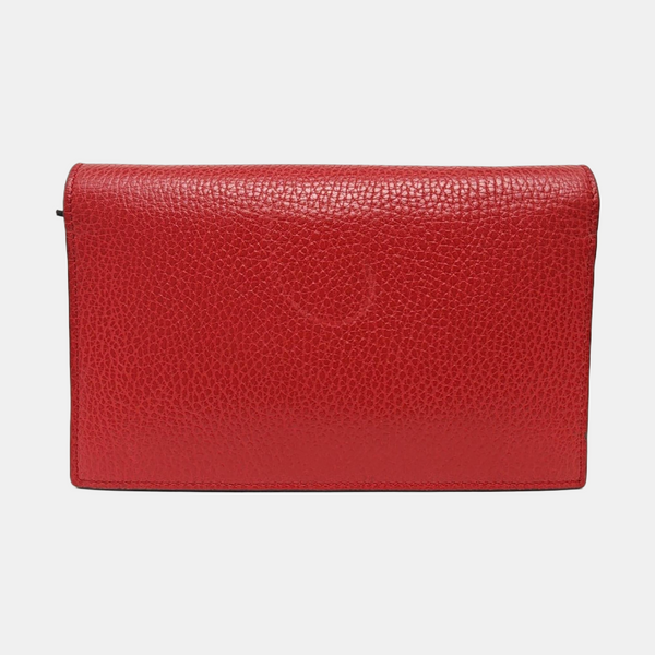 Calfskin Shoulder Bag Red