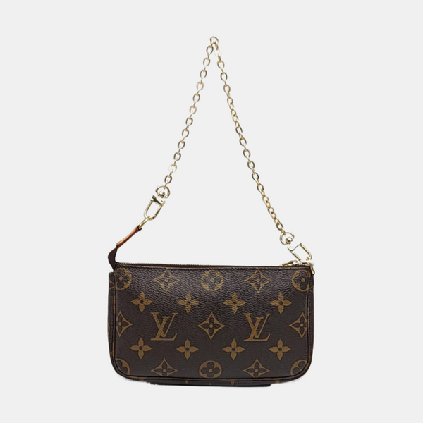 ACCESSOIRES MM Monogram Coated Canvas Brown