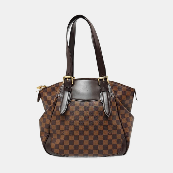 VERONA MM Damier Ebene Coated Canvas Brown