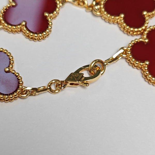 Vintage Alhambra 18k Gold Bracelet