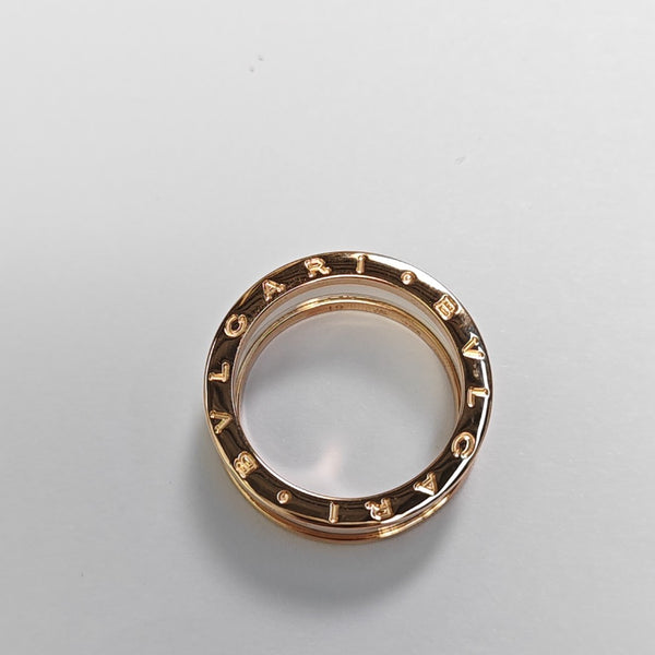 B.ZERO1 18k Rose Gold Ring EU 61