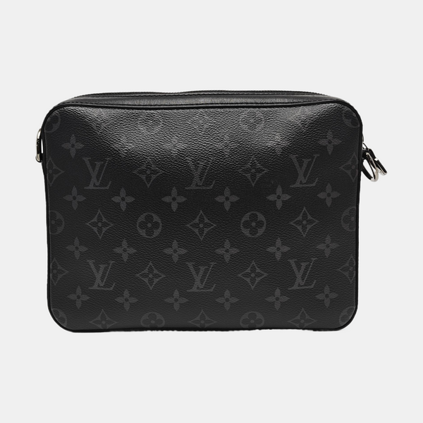 TRIO Monogram Coated Canvas Gray