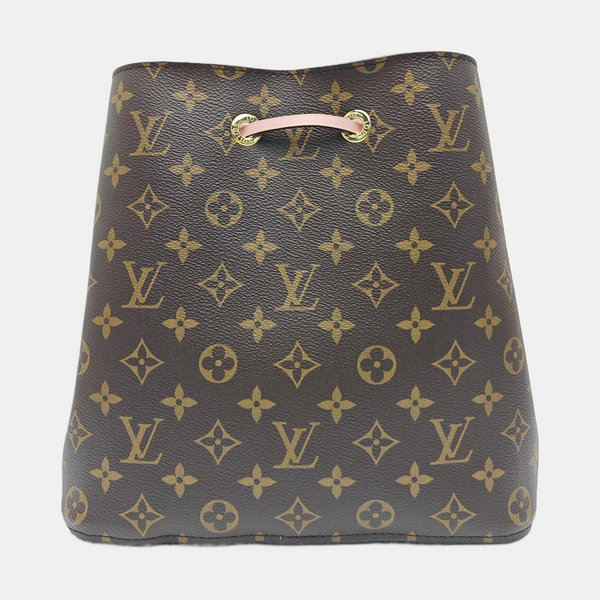 NÉONOÉ MM Monogram Coated Canvas Brown