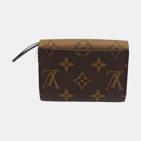 Monogram Coated Canvas Wallet Brown