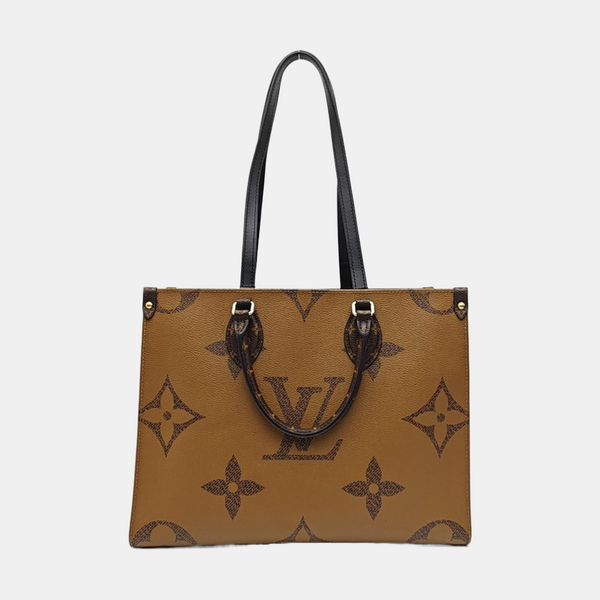 ONTHEGO MM Monogram Coated Canvas Brown