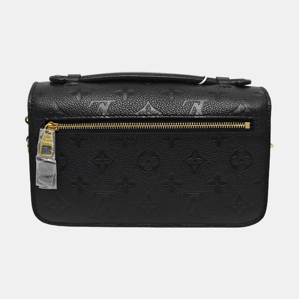 MÉTIS EAST WEST Monogram Calfskin Black