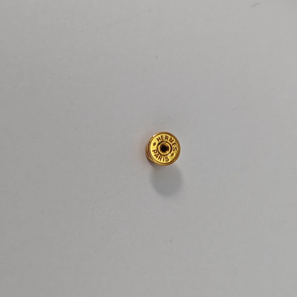 Pop H Metal Orange Stud Earrings