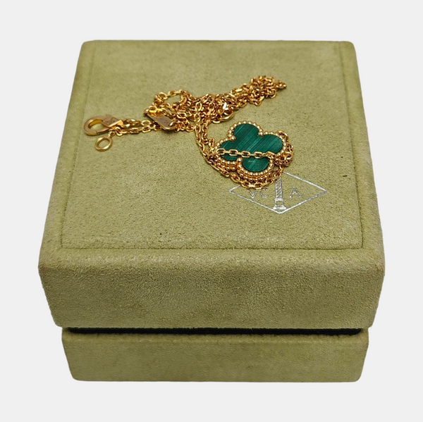 Vintage Alhambra 18k Gold Necklace