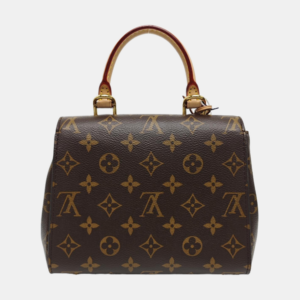CLUNY PM Monogram Coated Canvas Brown