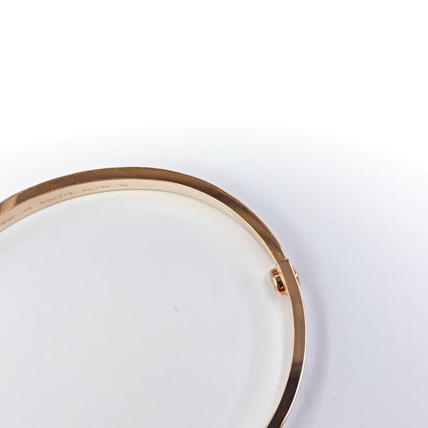 LOVE 18k Rose Gold Bangle