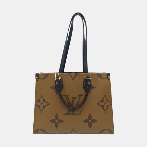 ONTHEGO MM Monogram Coated Canvas Brown