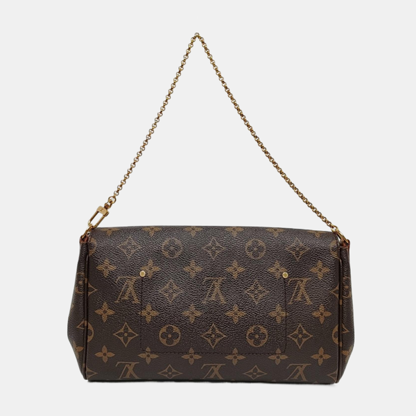 FAVORITE MM Monogram Coated Canvas Brown