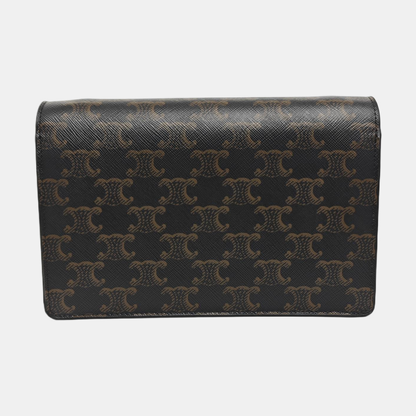TRIOMPHE CANVAS Small Coated Canvas Brown