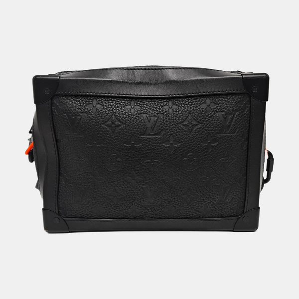 SOFT TRUNK Monogram Calfskin Black