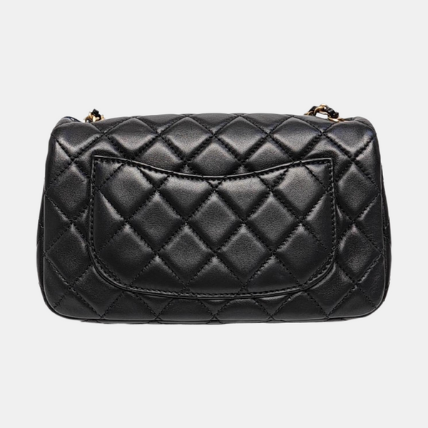 CLASSIC FLAP Mini Quilted Lambskin Black