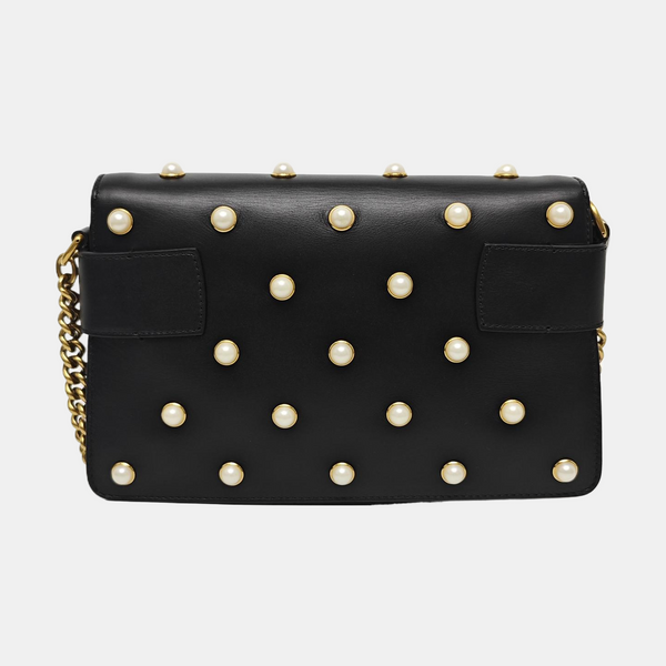 Queen Margaret Mini Calfskin Black