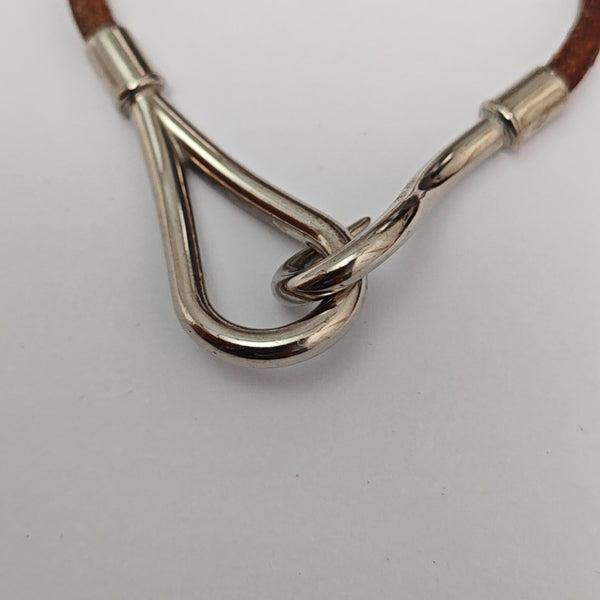 Jumbo Hook Metal Brown Bangle