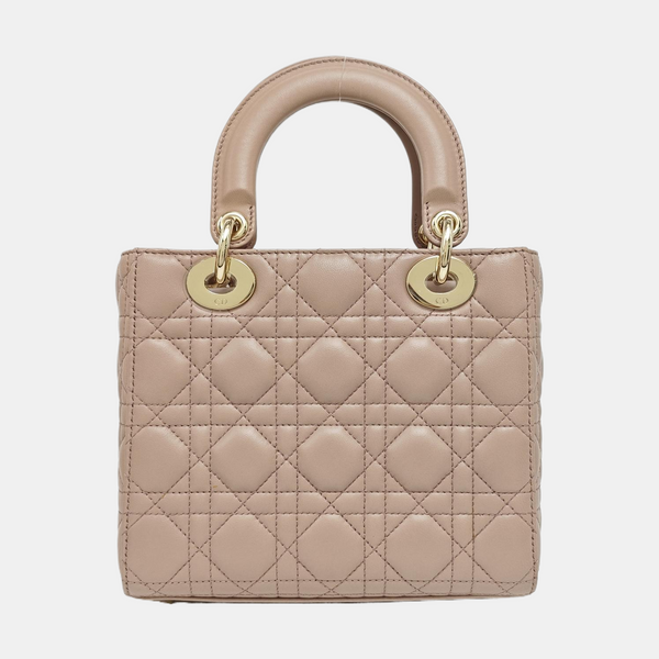 Lady Dior Small Cannage Lambskin Pink
