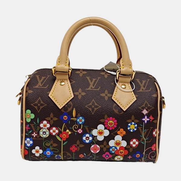 SPEEDY 20 Monogram Coated Canvas Brown