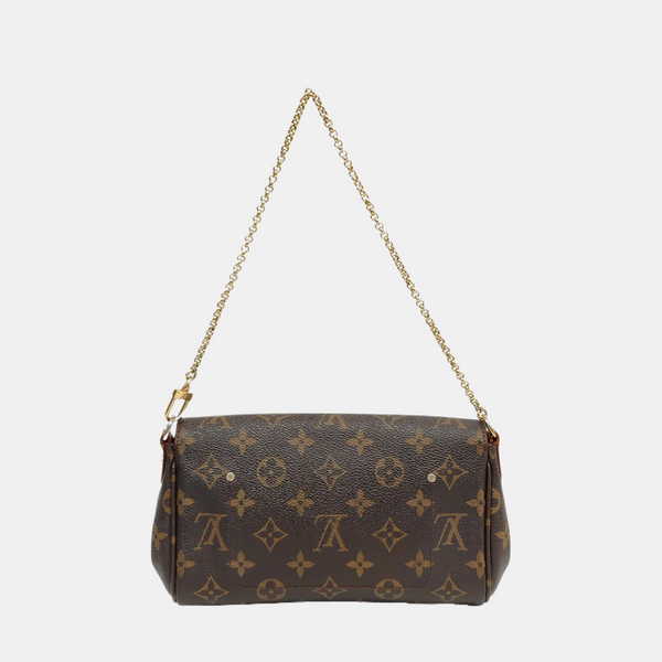 FAVORITE PM Monogram Coated Canvas Brown