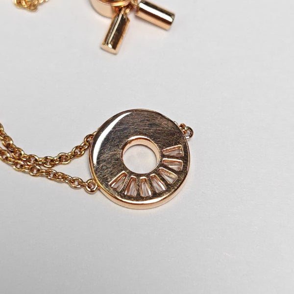 925 Sterling Silver Rose Gold Bracelet