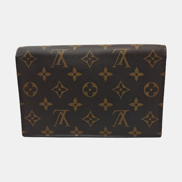 FLORE Monogram Coated Canvas Brown