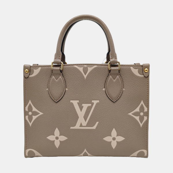 ONTHEGO PM Monogram Calfskin Gray