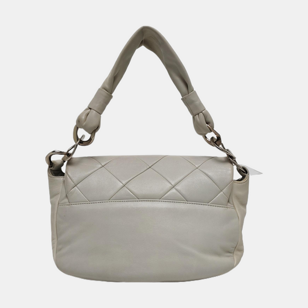 ON THE ROAD Quilted Calfskin White