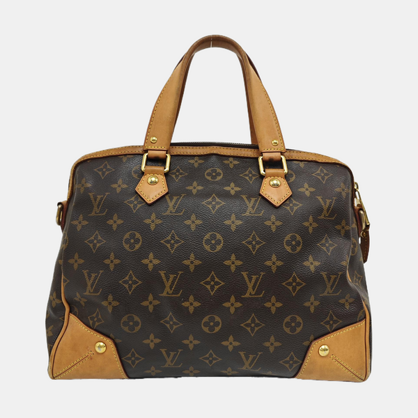 RETIRO NM Monogram Coated Canvas Brown
