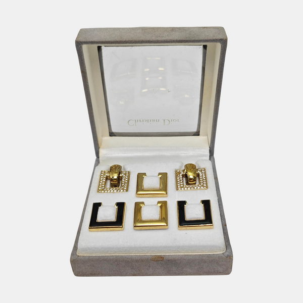 Metal Gold Clip On Earrings