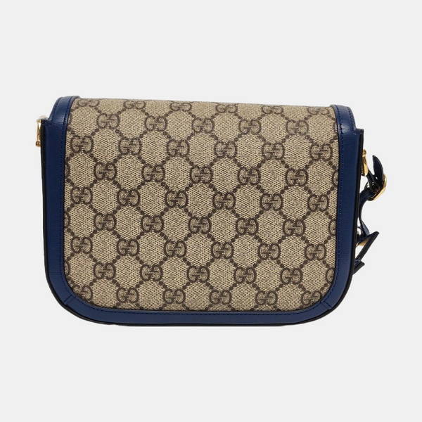 Horsebit 1955 Mini Monogram Coated Canvas Beige