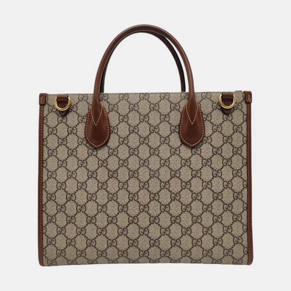 Retro Small Monogram Coated Canvas Brown