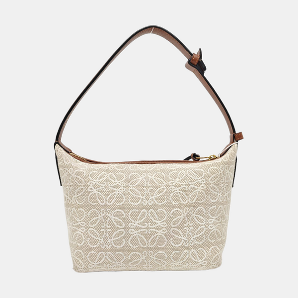Monogram Canvas Top Handle Bag Beige