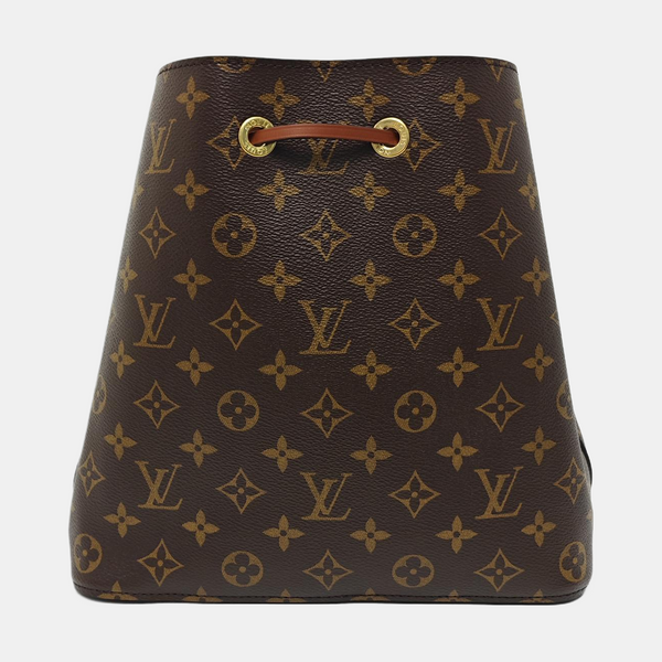 NÉONOÉ MM Monogram Coated Canvas Brown