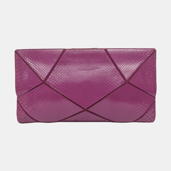 Python Clutch Purple
