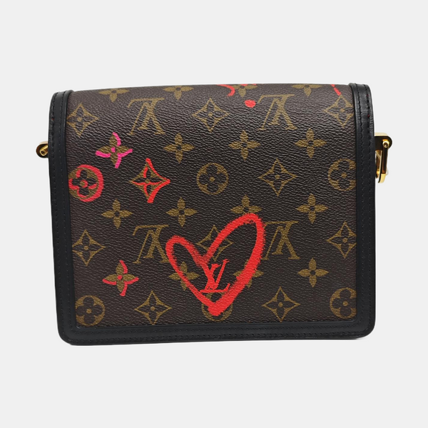 DAUPHINE Mini Monogram Coated Canvas Brown