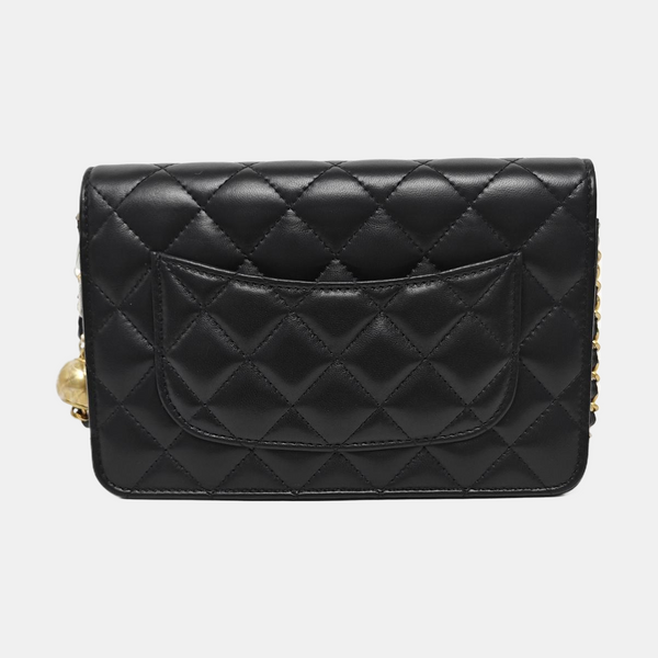 TRENDY CC Quilted Lambskin Black