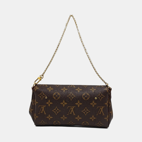 FAVORITE PM Monogram Coated Canvas Brown