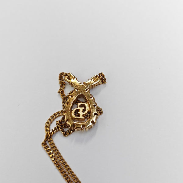 Petit CD Metal Gold Necklace