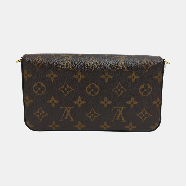 FÉLICIE Monogram Coated Canvas Brown