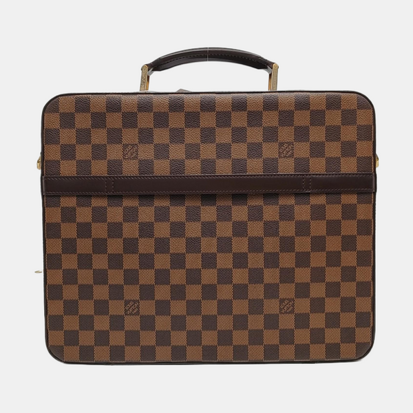 SABANA Damier Ebene Coated Canvas Brown