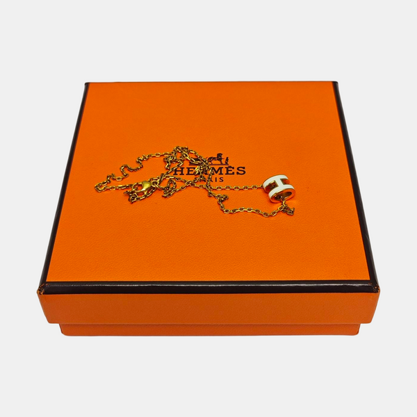 Pop H Metal Rose Gold Necklace
