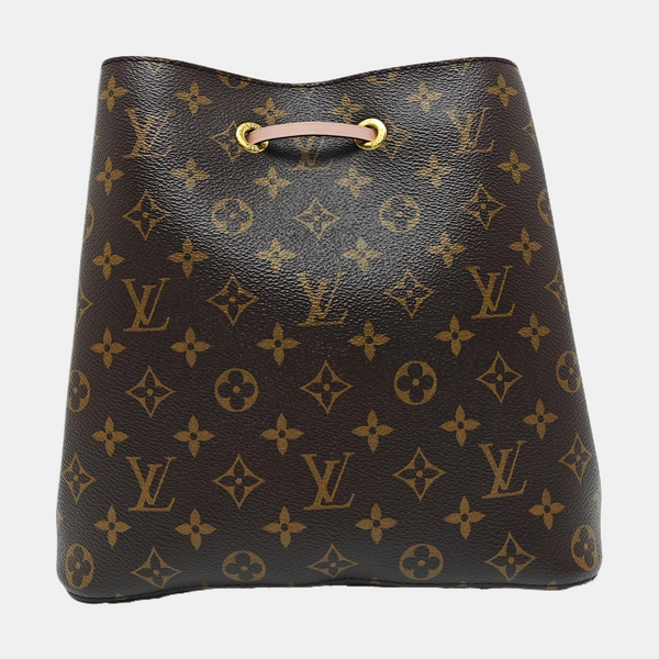 NÉONOÉ MM Monogram Coated Canvas Brown