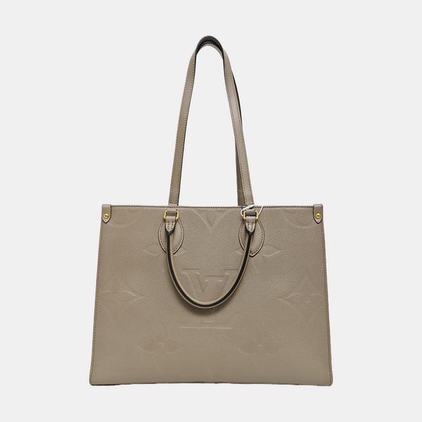 ONTHEGO MM Monogram Calfskin Gray