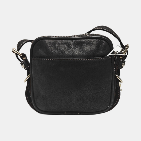 Calfskin Shoulder Bag Black