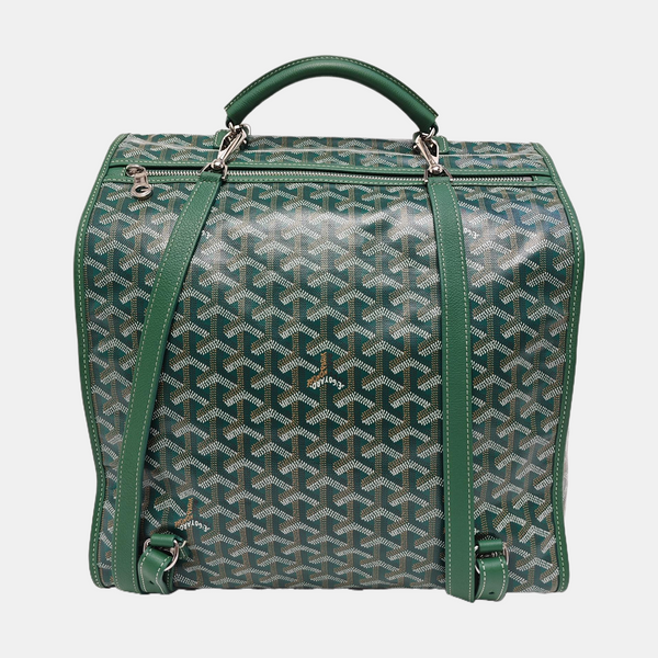 Saint Léger Coated Canvas Green