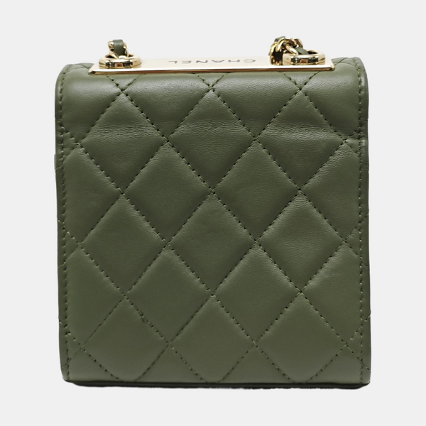 TRENDY CC Piel de cordero acolchada verde