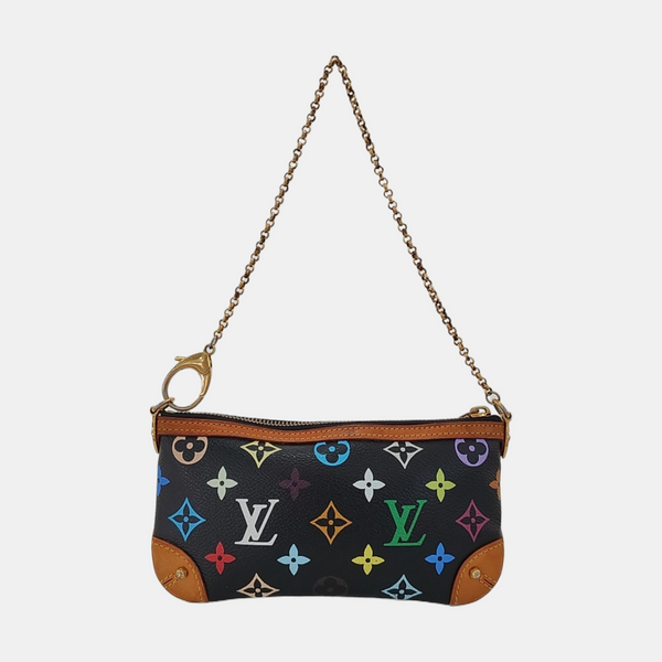 LV × TM VINTAGE MILLA Monogram Coated Canvas Black